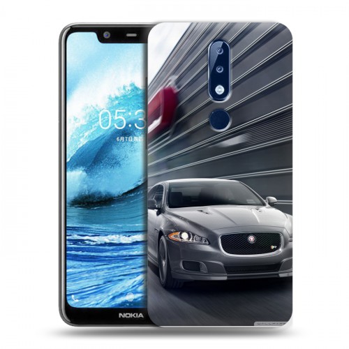 Дизайнерский силиконовый чехол для Nokia 5.1 Plus Jaguar