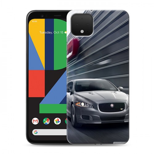 Дизайнерский пластиковый чехол для Google Pixel 4 Jaguar