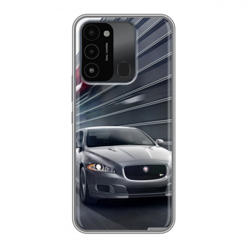 Дизайнерский силиконовый с усиленными углами чехол для Tecno Spark Go 2022 Jaguar