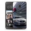 Дизайнерский пластиковый чехол для HTC Desire 700 Jaguar