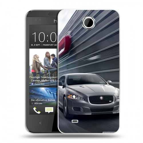 Дизайнерский пластиковый чехол для HTC Desire 300 Jaguar