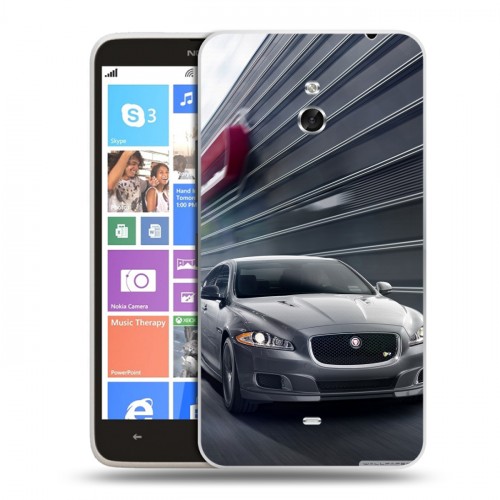 Дизайнерский пластиковый чехол для Nokia Lumia 1320 Jaguar