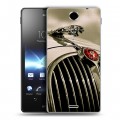 Дизайнерский пластиковый чехол для Sony Xperia TX Jaguar