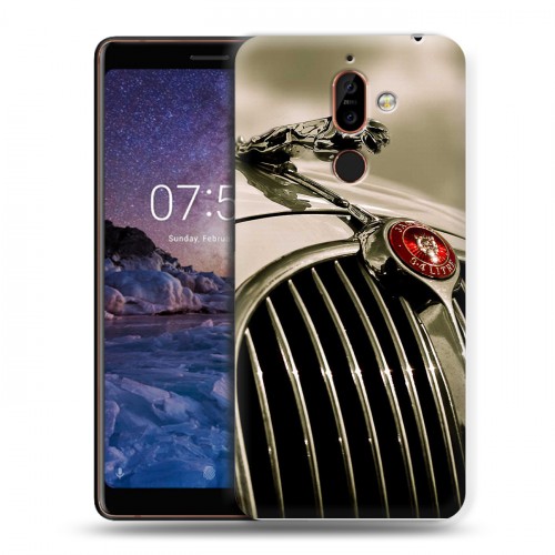 Дизайнерский пластиковый чехол для Nokia 7 Plus Jaguar