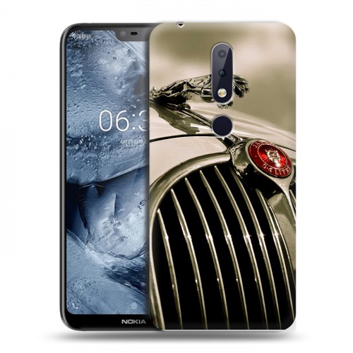 Дизайнерский пластиковый чехол для Nokia 6.1 Plus Jaguar