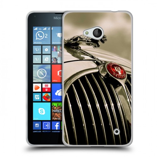 Дизайнерский пластиковый чехол для Microsoft Lumia 640 Jaguar