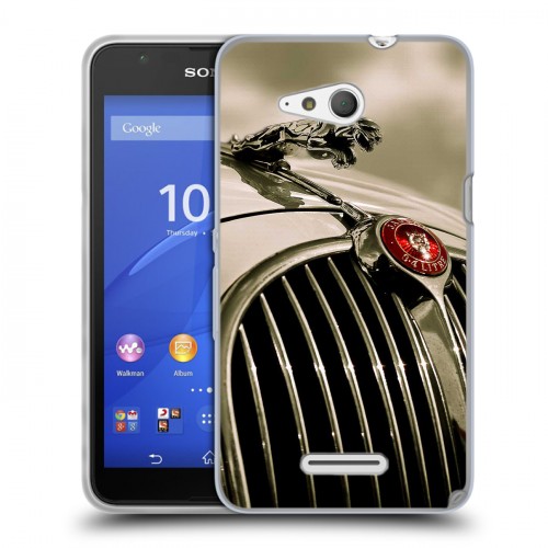 Дизайнерский пластиковый чехол для Sony Xperia E4g Jaguar