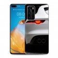 Дизайнерский силиконовый с усиленными углами чехол для Huawei P40 Jaguar