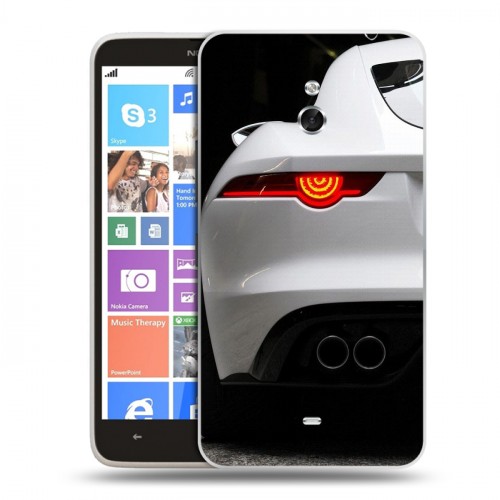 Дизайнерский пластиковый чехол для Nokia Lumia 1320 Jaguar