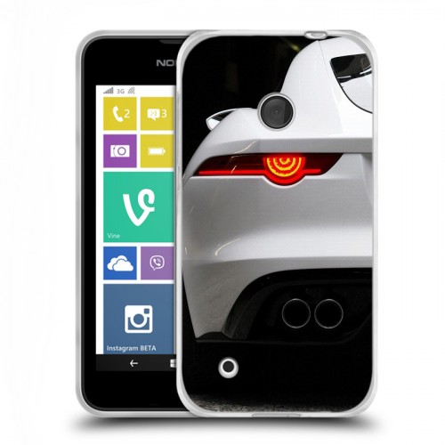 Дизайнерский пластиковый чехол для Nokia Lumia 530 Jaguar