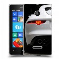 Дизайнерский пластиковый чехол для Microsoft Lumia 435 Jaguar