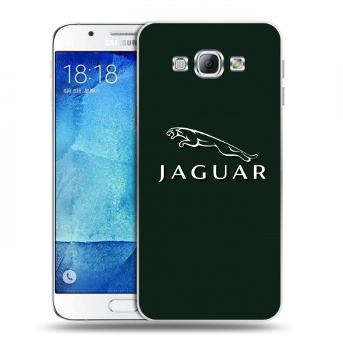 Дизайнерский пластиковый чехол для Samsung Galaxy A8 Jaguar