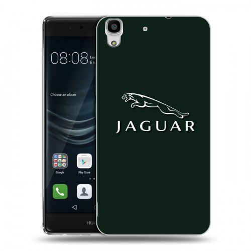 Дизайнерский пластиковый чехол для Huawei Y6II Jaguar