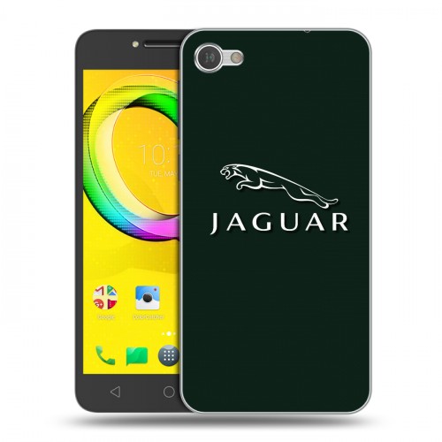 Дизайнерский силиконовый чехол для Alcatel A5 LED Jaguar