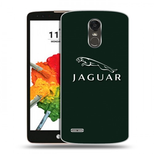 Дизайнерский пластиковый чехол для LG Stylus 3 Jaguar