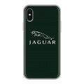 Дизайнерский силиконовый чехол для Iphone x10 Jaguar