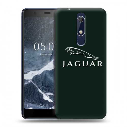 Дизайнерский пластиковый чехол для Nokia 5.1 Jaguar