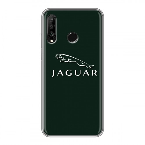 Дизайнерский силиконовый чехол для Huawei P30 Lite Jaguar