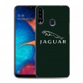 Дизайнерский пластиковый чехол для Samsung Galaxy A20s Jaguar