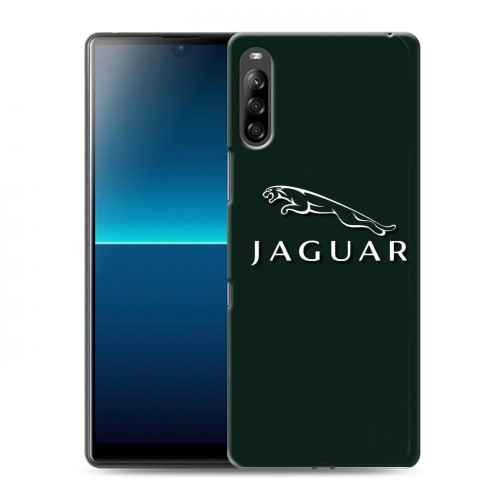 Дизайнерский силиконовый с усиленными углами чехол для Sony Xperia L4 Jaguar