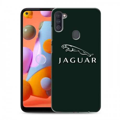 Дизайнерский силиконовый с усиленными углами чехол для Samsung Galaxy A11 Jaguar