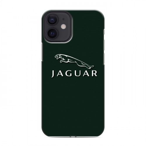 Дизайнерский силиконовый с усиленными углами чехол для Iphone 12 Mini Jaguar