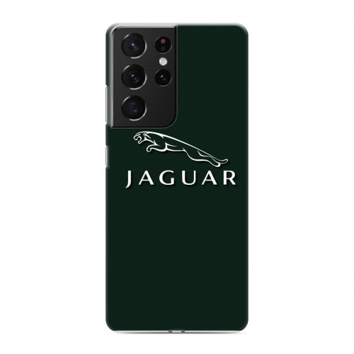 Дизайнерский пластиковый чехол для Samsung Galaxy S21 Ultra Jaguar