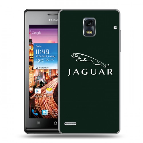 Дизайнерский пластиковый чехол для Huawei Ascend P1 Jaguar