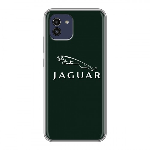 Дизайнерский силиконовый чехол для Samsung Galaxy A03 Jaguar