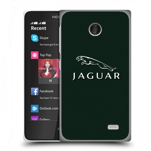 Дизайнерский пластиковый чехол для Nokia X Jaguar