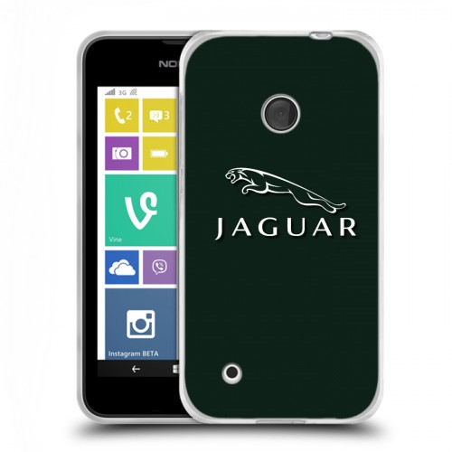 Дизайнерский пластиковый чехол для Nokia Lumia 530 Jaguar