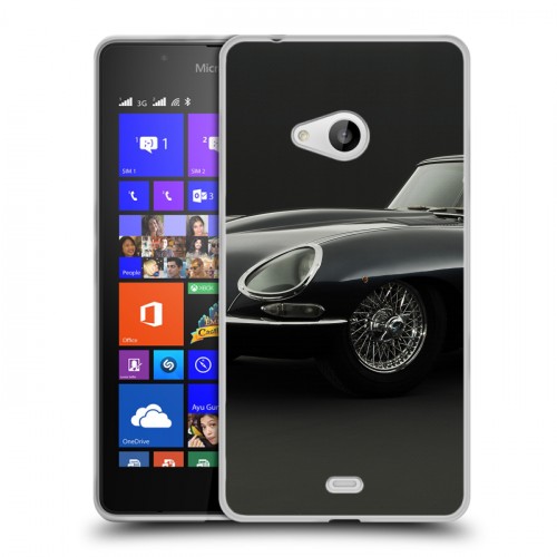 Дизайнерский пластиковый чехол для Microsoft Lumia 540 Jaguar