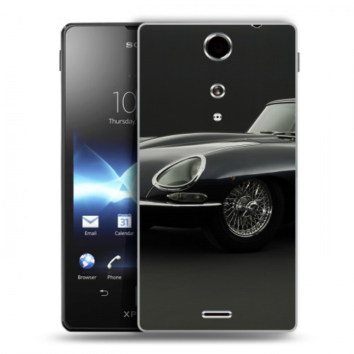 Дизайнерский пластиковый чехол для Sony Xperia TX Jaguar