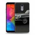 Дизайнерский пластиковый чехол для LG Q7 Jaguar