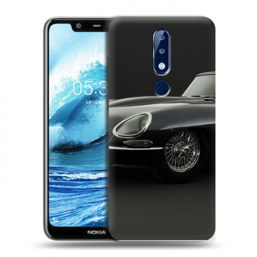 Дизайнерский пластиковый чехол для Nokia 5.1 Plus Jaguar