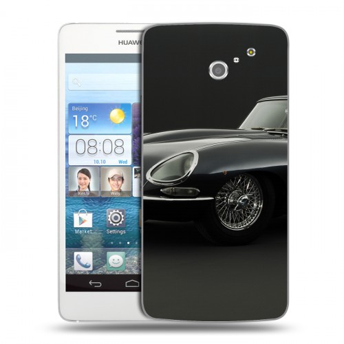 Дизайнерский пластиковый чехол для Huawei Ascend D2 Jaguar