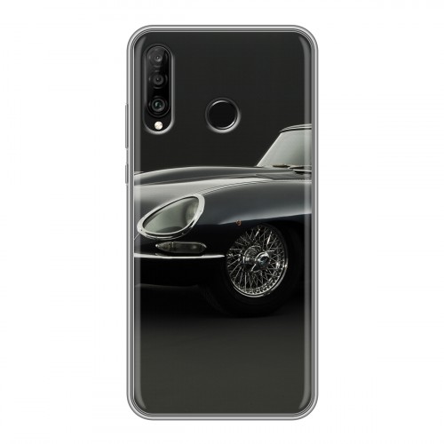 Дизайнерский силиконовый чехол для Huawei P30 Lite Jaguar