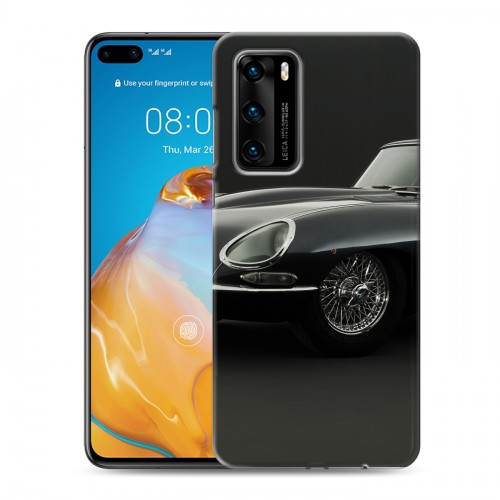 Дизайнерский пластиковый чехол для Huawei P40 Jaguar