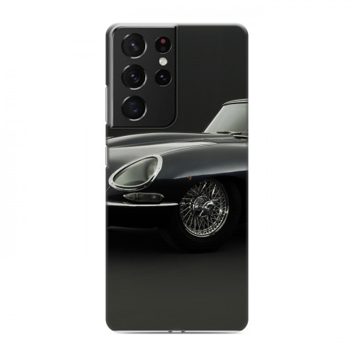 Дизайнерский пластиковый чехол для Samsung Galaxy S21 Ultra Jaguar