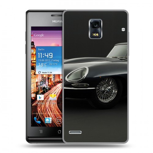 Дизайнерский пластиковый чехол для Huawei Ascend P1 Jaguar