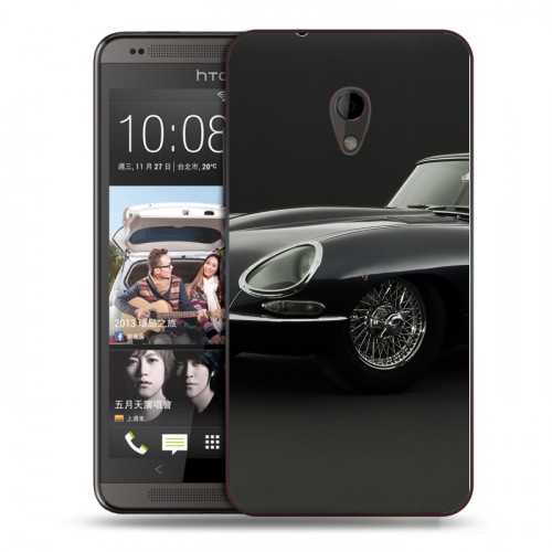 Дизайнерский пластиковый чехол для HTC Desire 700 Jaguar