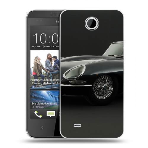 Дизайнерский пластиковый чехол для HTC Desire 300 Jaguar