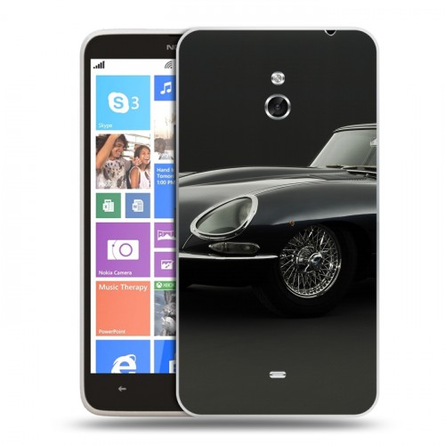 Дизайнерский пластиковый чехол для Nokia Lumia 1320 Jaguar