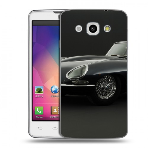 Дизайнерский пластиковый чехол для LG L60 Jaguar