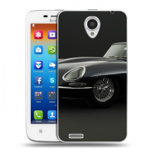 Дизайнерский пластиковый чехол для Lenovo S650 Ideaphone Jaguar