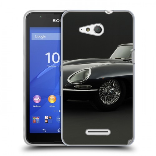 Дизайнерский пластиковый чехол для Sony Xperia E4g Jaguar