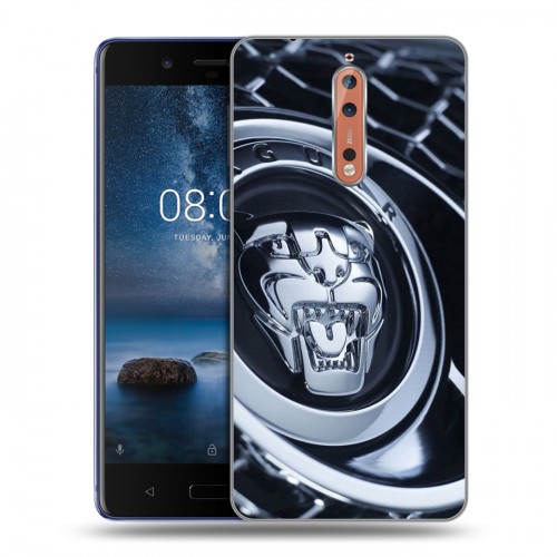 Дизайнерский пластиковый чехол для Nokia 8 Jaguar