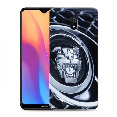 Дизайнерский силиконовый с усиленными углами чехол для Xiaomi RedMi 8A Jaguar