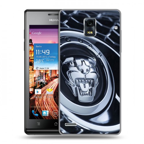 Дизайнерский пластиковый чехол для Huawei Ascend P1 Jaguar