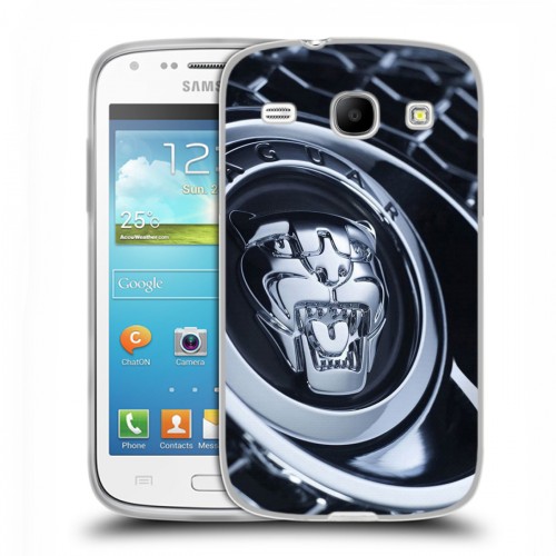 Дизайнерский пластиковый чехол для Samsung Galaxy Core Jaguar